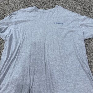 Columbia Men's Light Gray Short Sleeve Tee